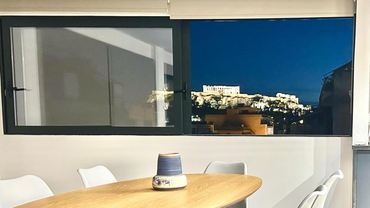 Acropolis View Window Retreat In Monastiraki Daire Atina Dış mekan fotoğraf